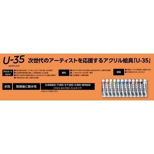 アーテック ターナー色彩 T U-35アクリリックス11ml 紙箱12色13本セット 107747