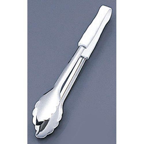大泉合成 18-8抗菌PPハンドル カラー万能トング 大 ホワイト