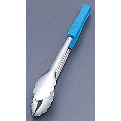 大泉合成 18-8抗菌PPハンドル カラー万能トング 大 ブルー