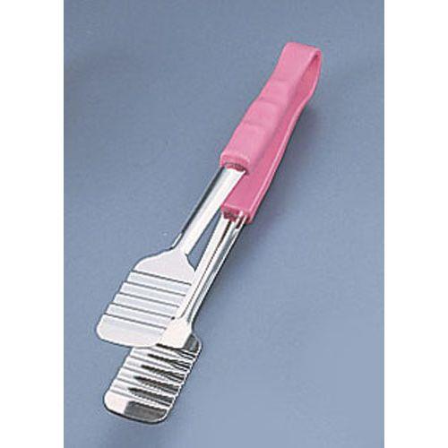 大泉合成 18-8抗菌PPハンドル カラーケーキトング ピンク