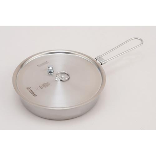 プリグレース フライパン クラッドスチームパン 20cm 蓋付き フッ素 テフロン 直火対応 IH対応 折りたたみ 軽量 日本製