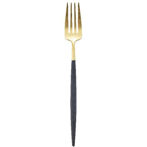 クチポール CT-GO-GB-04 ブラックxゴールド GOA テーブルフォーク