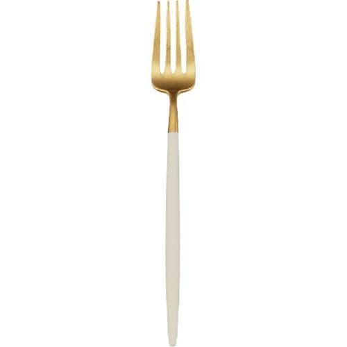 クチポール CT-WGO-GB-07 ゴールド×ホワイト GOA デザートフォーク