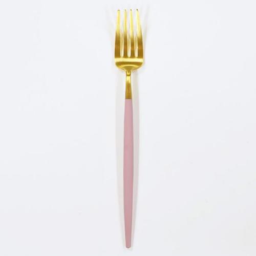クチポール CT-PGO-GB-07 ピンクxゴールド GOA デザートフォーク