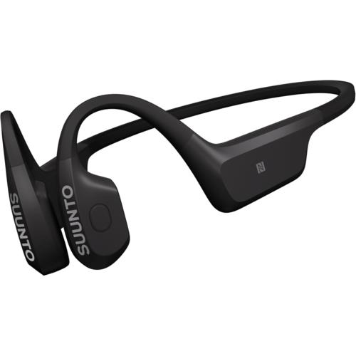 【長期保証付】SUUNTO(スント) SUUNTO AQUA Black 骨伝導イヤホン IP68 ヘッドジェスチャー機能 モーション検知機能付 SS051023000