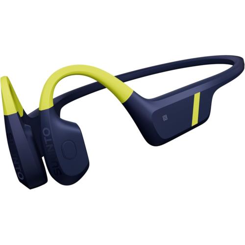 【長期保証付】SUUNTO(スント) SUUNTO AQUA Lime Blue 骨伝導イヤホン IP68 ヘッドジェスチャー機能 モーション検知機能付 SS051108000