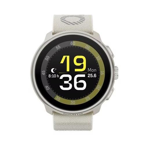 SUUNTO(スント) SS051110000 フロストグレー ウェアラブルウォッチ 46mmテキスタイルストラップ AMOLEDディスプレイ