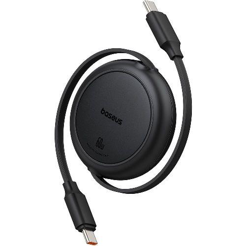 Baseus(ベースアス) P10364500111-01 クラスターブラック Free2Pull 巻き取り式USB-Cケーブル60W 1m
