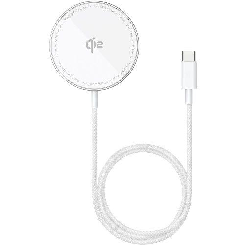 Baseus(ベースアス) P10278200S11-00 フォレストシルバー Simple Mini4 Air Qi2 マグネット式ワイヤレス充電器15W