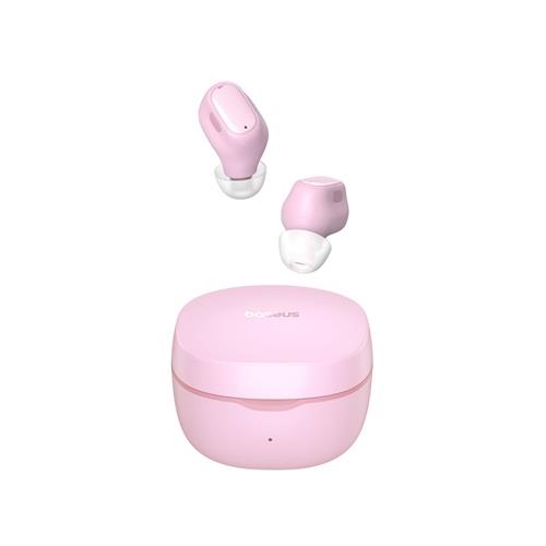 Baseus(ベースアス) BOWIEWM01P ベイビーピンク コンパクトサイズ完全ワイヤレスイヤホン