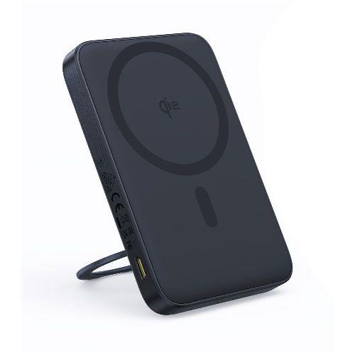 Baseus(ベースアス) P10076802123-00 コズミックブラック PicoGo Qi2 モバイルバッテリー 20W 5000mAh リングスタンド付き