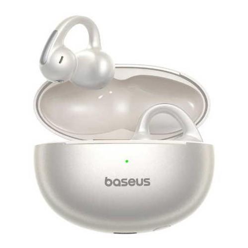 【長期保証付】Baseus(ベースアス) Bowie MC1 Pro W(ステラーホワイト) 完全ワイヤレスイヤホン イヤーカフ型 Bluetooth 6.0
