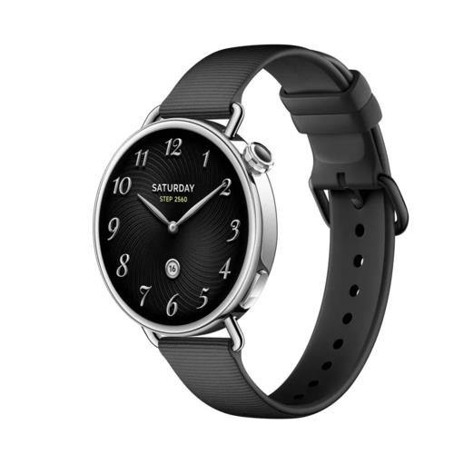 シャオミ(小米) Xiaomi Watch S4 41mm ブラック スマートウォッチ フッ素ゴムストラップ バンドの調節:約120~190mm
