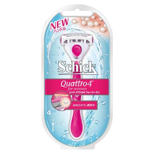 Schick(シック・ジャパン) シック クアトロ4フォーウーマンホルダー(替刃2コ付 内1コは装着済)