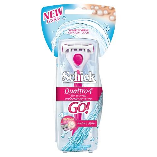 Schick(シック・ジャパン) シック クアトロ4フォーウーマンGo!トラベルケース付き(替刃1コ本体に装着済み)