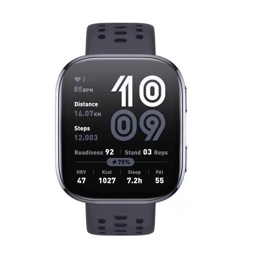 【長期保証付】アマズフィット(Amazfit) SP170074-C01 ブラック Amazfit Bip6 スマートウォッチ