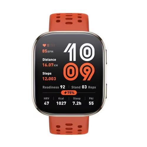 【長期保証付】アマズフィット(Amazfit) SP170074-C03 レッド Amazfit Bip6 スマートウォッチ