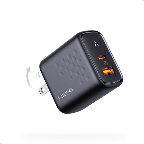 ボルトミー(VOLTME) V2139 ブラック USB急速充電器 Revo 35 Duo A＋C 35W USB-C×1/USB-A×1 折りたたみ式プラグ