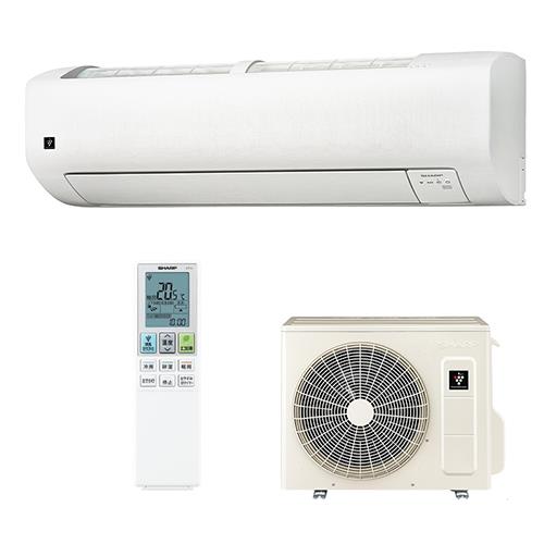 エアコン 6畳用 2.2kw シャープ Vシリーズ AY-S22V-W ホワイト系 電源100V [配送のみ/設置工事なし]