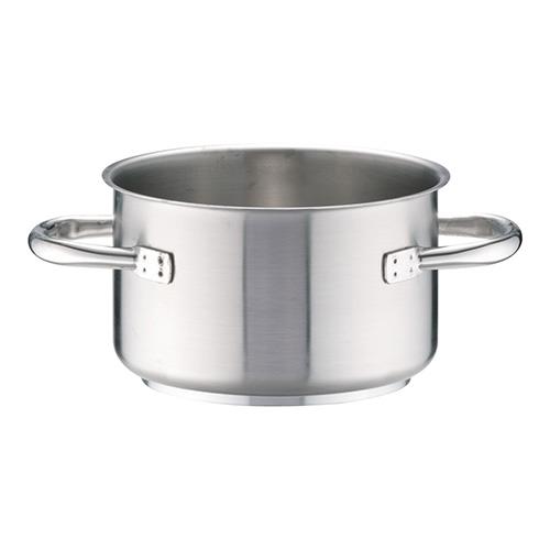 パデルノ 1007-18 18-10半寸胴鍋 蓋無 18cm