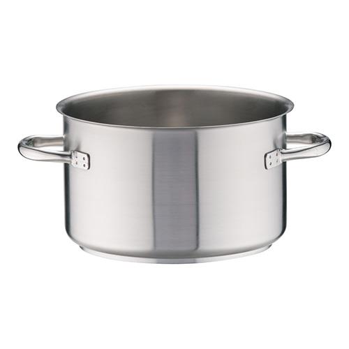 パデルノ 1007-24 18-10半寸胴鍋 蓋無 24cm