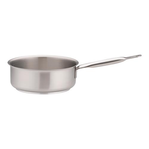 パデルノ 1008-20 18-10片手浅型鍋 蓋無 20cm