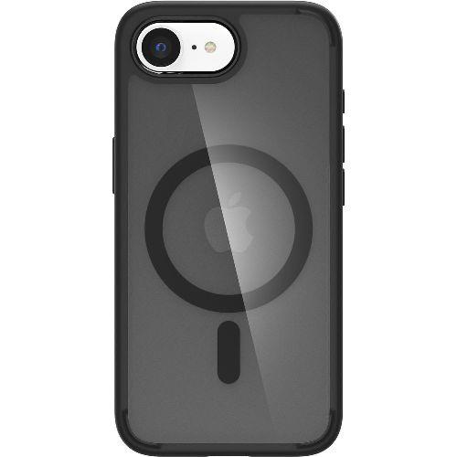 シュピゲン ACS09175 Frost Black iPhone 16e用 Crystal Hybrid MagFit