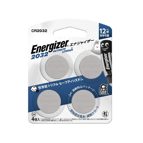エナジャイザー(Energizer) CR2032J4P リチウムコイン電池 4個パック