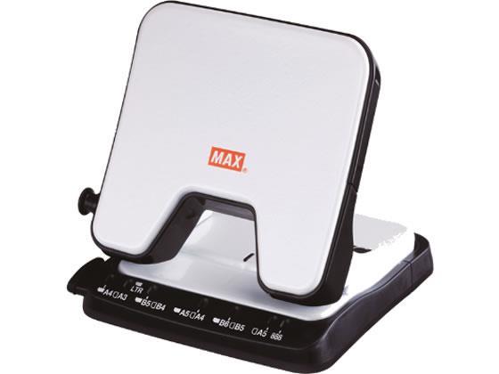 マックス 軽あけパンチ SCOOVA 35枚あけ ホワイト[代引不可]【仕入先直送品Ａ】