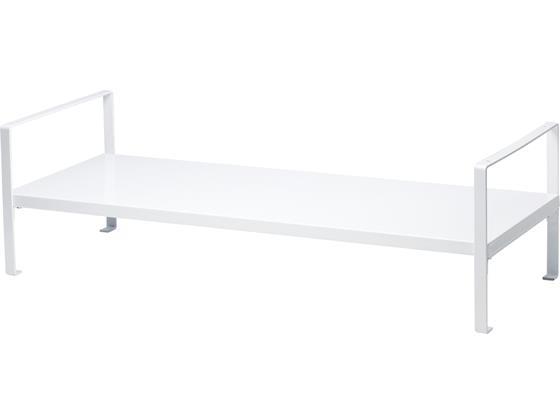 ソニック 机上台 2段階高さ調整付 幅690mm ホワイト[代引不可]【仕入先直送品Ａ】