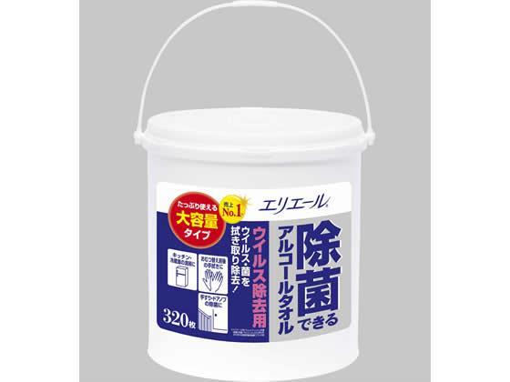 大王製紙 エリエール除菌できるアルコールタオルウイルス除去大容量本体[代引不可]【仕入先直送品Ａ】