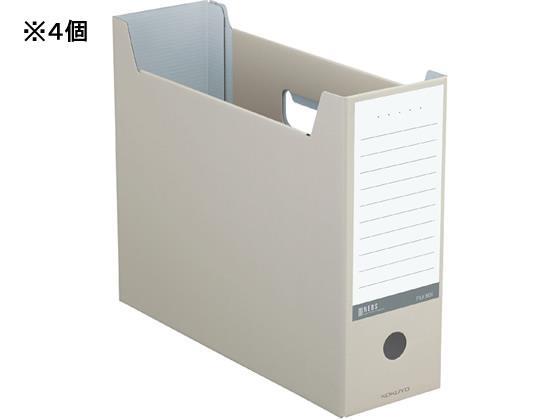 コクヨ ファイルボックス〈NEOS〉A4 オフホワイト 4個[代引不可]【仕入先直送品Ａ】