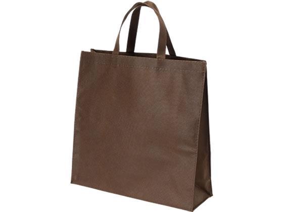 サンナップ 不織布バッグマチ付 小 ブラウン 10枚入[代引不可]【仕入先直送品Ａ】