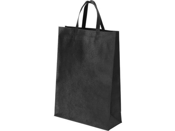 サンナップ 不織布バッグマチ付 中 ブラック 10枚入[代引不可]【仕入先直送品Ａ】