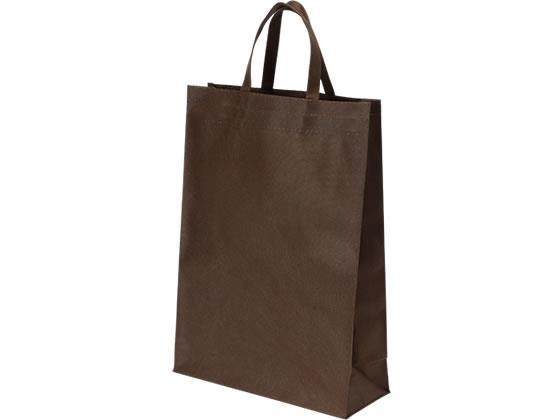 サンナップ 不織布バッグマチ付 中 ブラウン 10枚入[代引不可]【仕入先直送品Ａ】