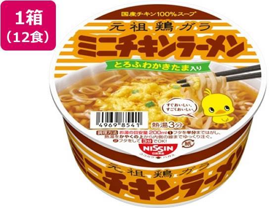 日清食品 ミニチキンラーメンどんぶり 38g×12個[代引不可]【仕入先直送品Ａ】