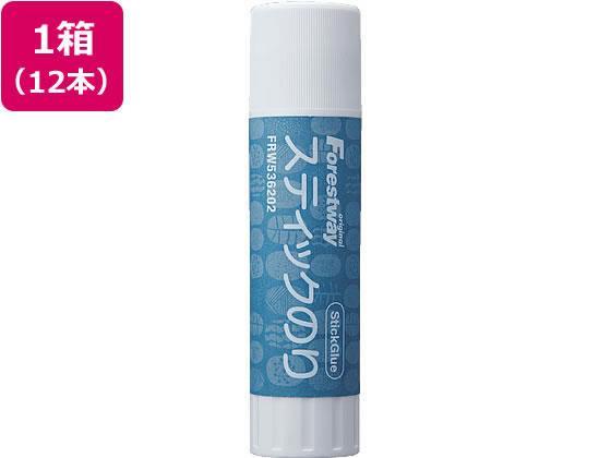 Forestway スティックのり 40g 12本[代引不可]【仕入先直送品Ａ】