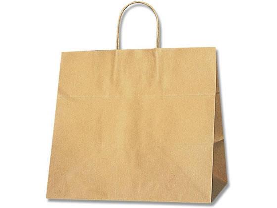 シモジマ 手提紙袋 25チャームバッグ 25CB 34-1 未晒無地 50枚[代引不可]【仕入先直送品Ａ】