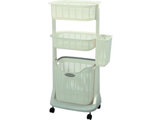 サンコープラスチック ランドリーバスケット 脱衣カゴ 453×327×1015[代引不可]【仕入先直送品Ａ】