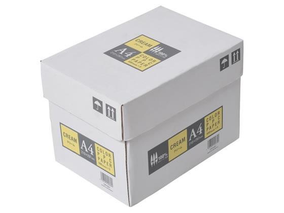 APP カラーコピー用紙 クリーム A4 500枚×5冊[代引不可]【仕入先直送品Ａ】