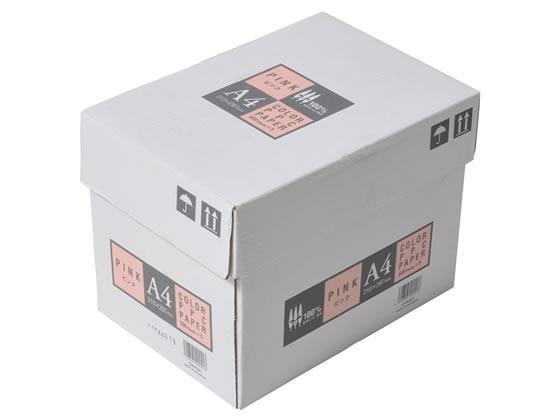 APP カラーコピー用紙 ピンク A4 500枚×5冊[代引不可]【仕入先直送品Ａ】
