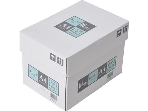 APP カラーコピー用紙 ブルー A4 500枚×5冊[代引不可]【仕入先直送品Ａ】