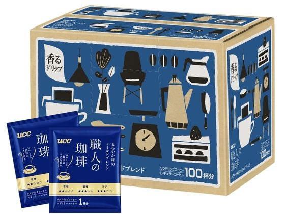UCC 職人の珈琲ワンドリップ まろやか味のマイルドブレンド100P[代引不可]【仕入先直送品Ａ】