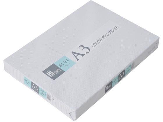 APP カラーコピー用紙 ブルー A3 500枚[代引不可]【仕入先直送品Ａ】