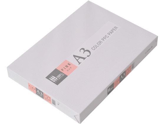 APP カラーコピー用紙 ピンク A3 500枚[代引不可]【仕入先直送品Ａ】