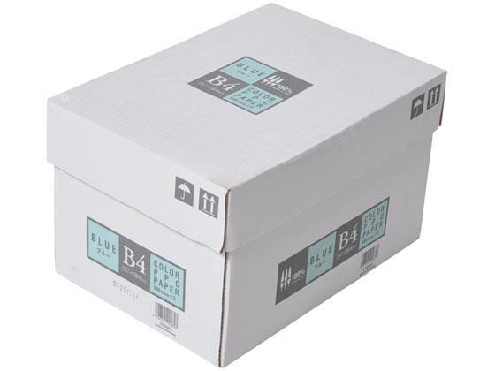 APP カラーコピー用紙 ブルー B4 500枚×5冊[代引不可]【仕入先直送品Ａ】