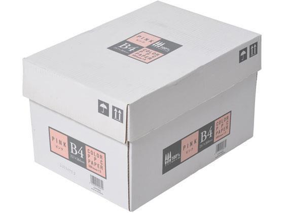 APP カラーコピー用紙 ピンク B4 500枚×5冊[代引不可]【仕入先直送品Ａ】
