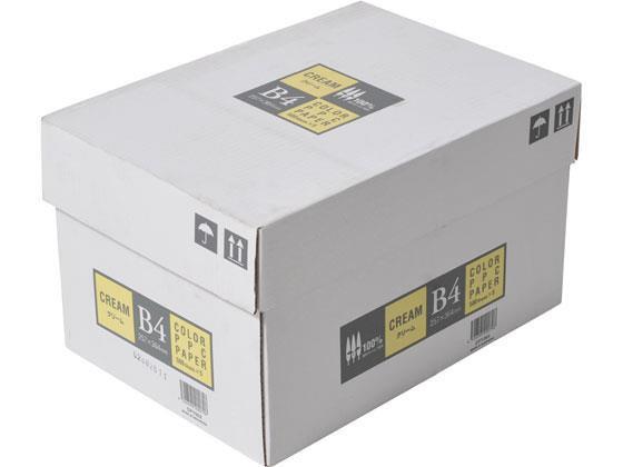 APP カラーコピー用紙 クリーム B4 500枚×5冊[代引不可]【仕入先直送品Ａ】