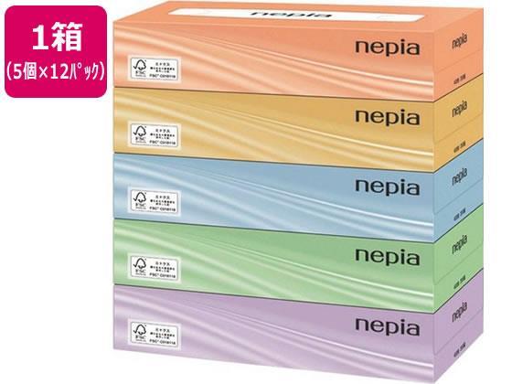 ネピア ネピアティシュ 200W 【箱 5個×12パック】[代引不可]【仕入先直送品Ａ】