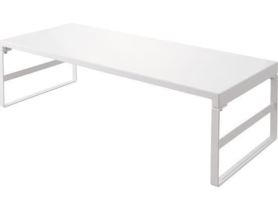 リヒトラブ 机上台〈幅590mm・ハイタイプ〉白[代引不可]【仕入先直送品Ａ】